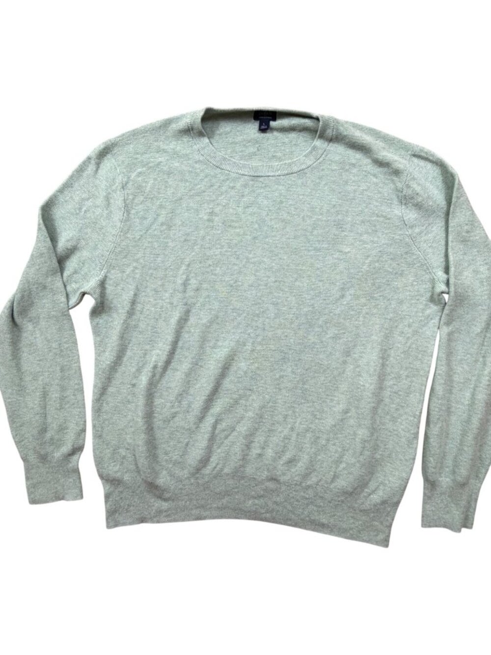 J.Crew Crewneck Sweater Mens Large Sage Green Preppy Ivy League Minimalist 90s